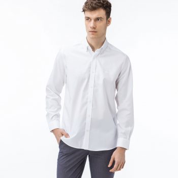 Мужская хлопковая рубашка Lacoste