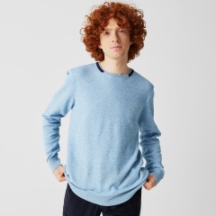Мужской свитер Lacoste из смеси хлопка и льна