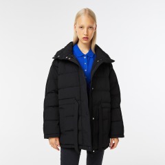 Женская объемная удлиненная куртка Lacoste