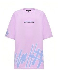 Платье-футболка, розовое Dan Maralex