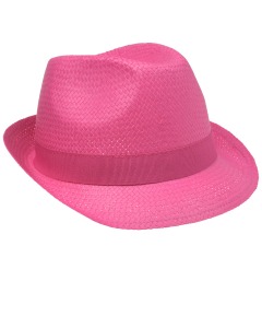 Шляпа цвета фуксии с лентой Catya