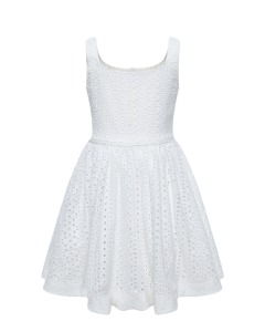 Платье с шитьем, белое Dan Maralex