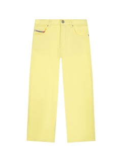 Прямые желтые джинсы Diesel