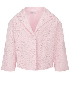 Розовый пиджак с кружевной отделкой Miss Grant
