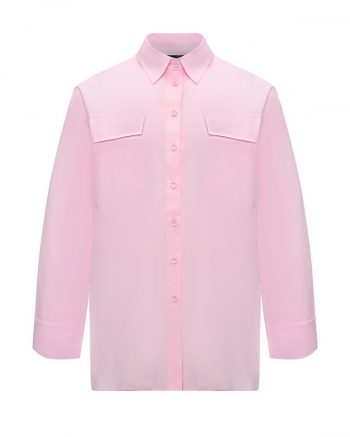 Хлопковая рубашка с длинными рукавами, розовая Dan Maralex