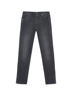 Черные джинсы с потертостями Neil Barrett