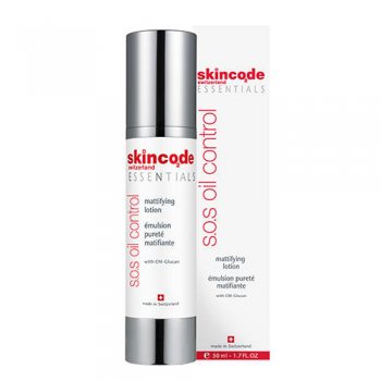 Skincode СОС Матирующий лосьон для жирной кожи, 50 мл (Skincode, Essentials S.0.S Oil Control)