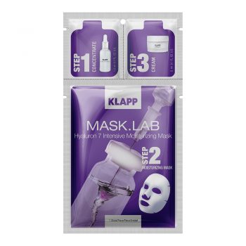 Klapp Набор: концентрат, маска, крем Hyaluron 7 Intensive Moisturizing Mask, 1 шт (Klapp, Mask.Lab)