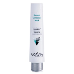 Aravia Professional Маска-корректор против несовершенств с хлорофилл-каротиновым комплексом и Д-пантенолом (3%) Blemish Correction Mask, 100 мл (Aravia Professional, Уход за лицом)