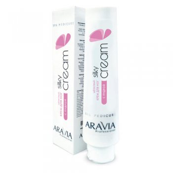 Aravia Professional Крем для ног шёлковый с пудрой Silky Cream, 100 мл (Aravia Professional, SPA педикюр)