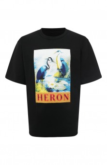 Хлопковая футболка Heron Preston