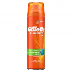 GILLETTE Гель для бритья FUSION Ultra Sensitive (для чувствительной кожи)