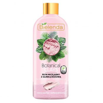 BIELENDA мицеллярная вода с розовой глиной BOTANICAL CLAYS