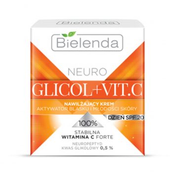 BIELENDA крем для лица увлажняющий NEURO GLICOL + VIT. C