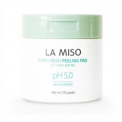 LA MISO Очищающие и отшелушивающие салфетки для лица рH 5.0